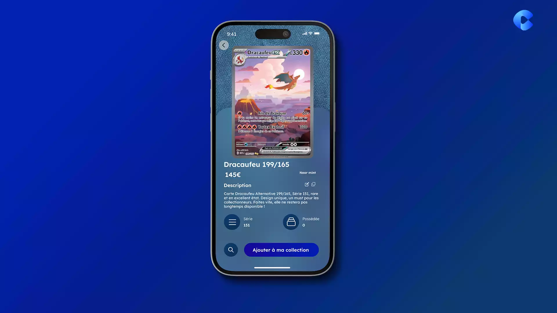 Personne scannant une carte Pokémon pour estimer sa valeur