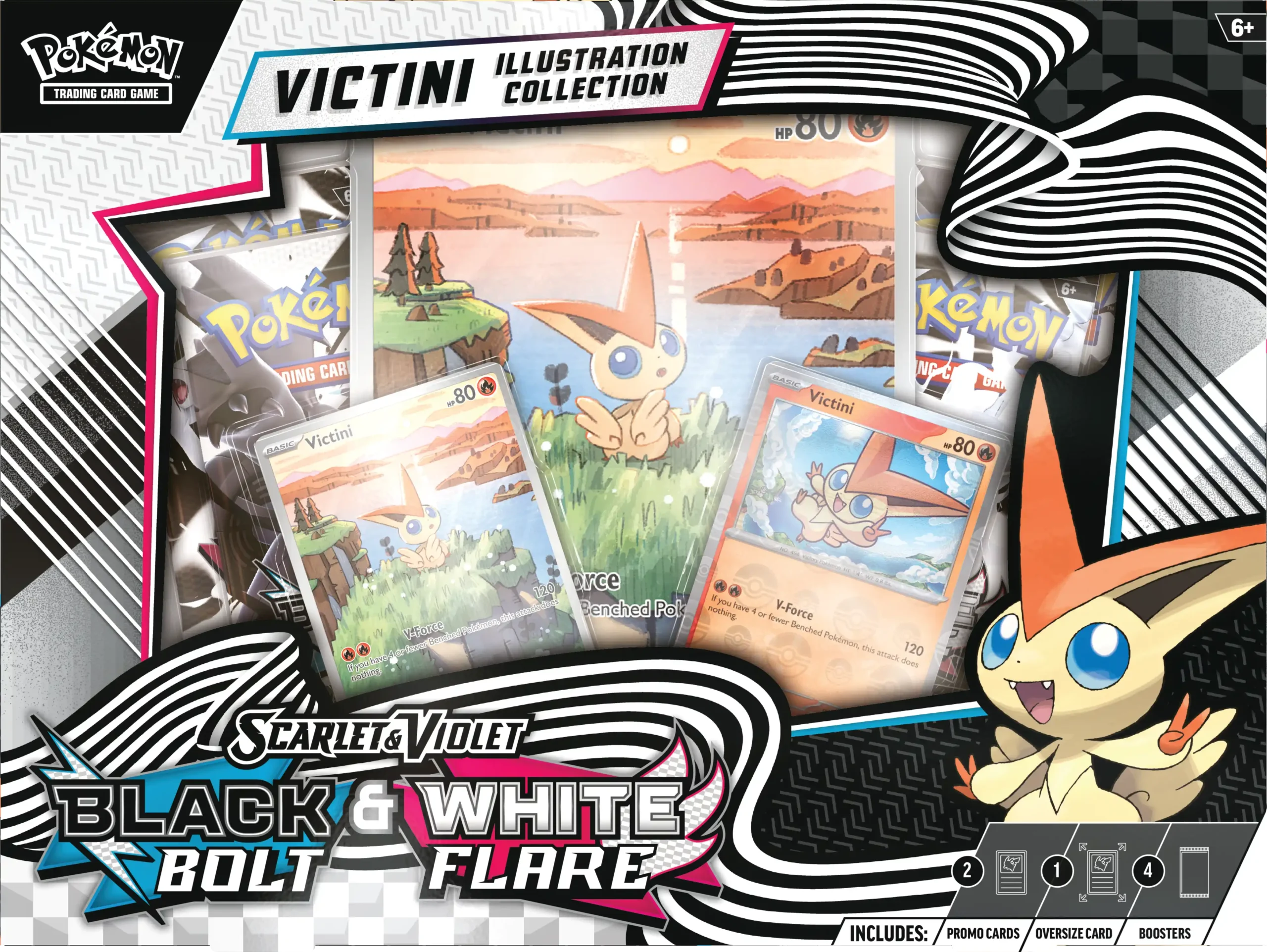 Coffret Victini ev10.5 Flamme Blanche et Foudre Noir
