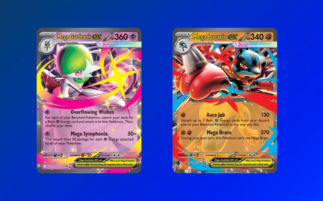 Bloc MEGA Pokémon TCG : Fin du Bloc Écarlate et Violet, nouvelles extensions et cartes Méga-Évolution