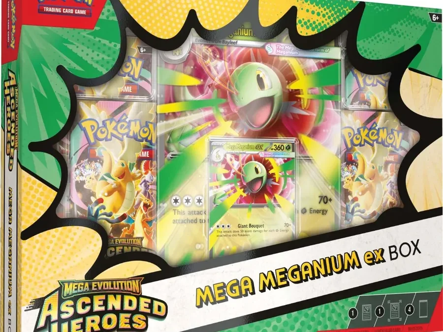 Coffrets Méga-ex Meganium Roitiflam Laggron : 24 avril 2026