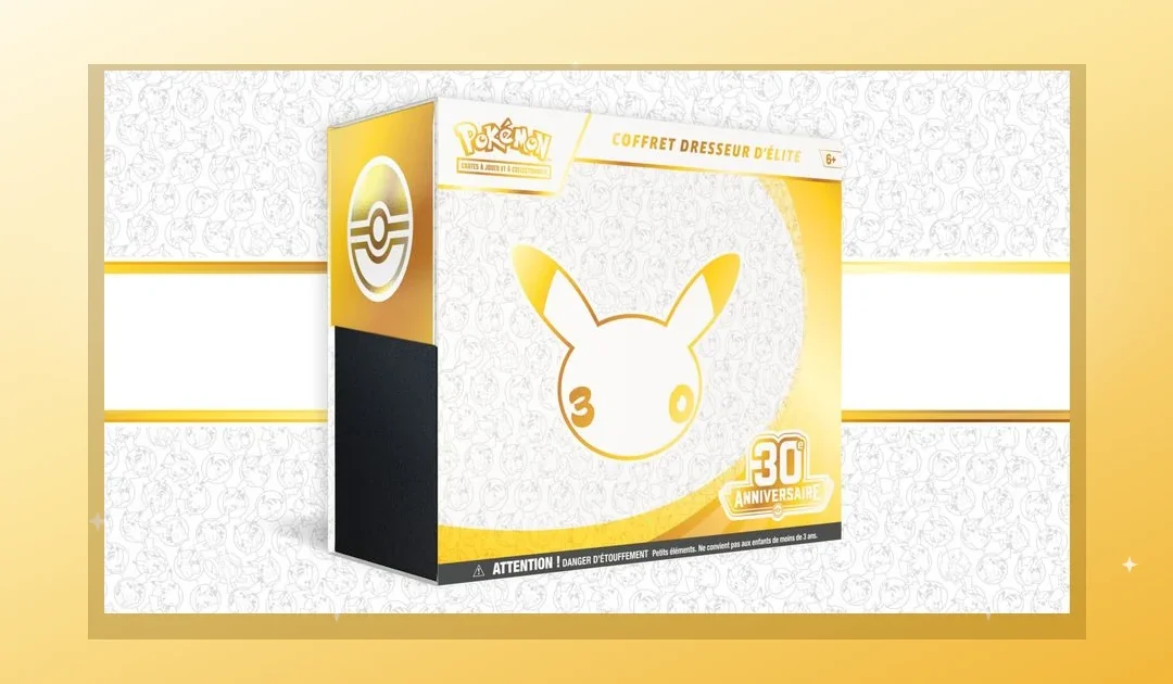 Coffret Dresseur d’Élite 30 ans Pokémon : contenu et sortie
