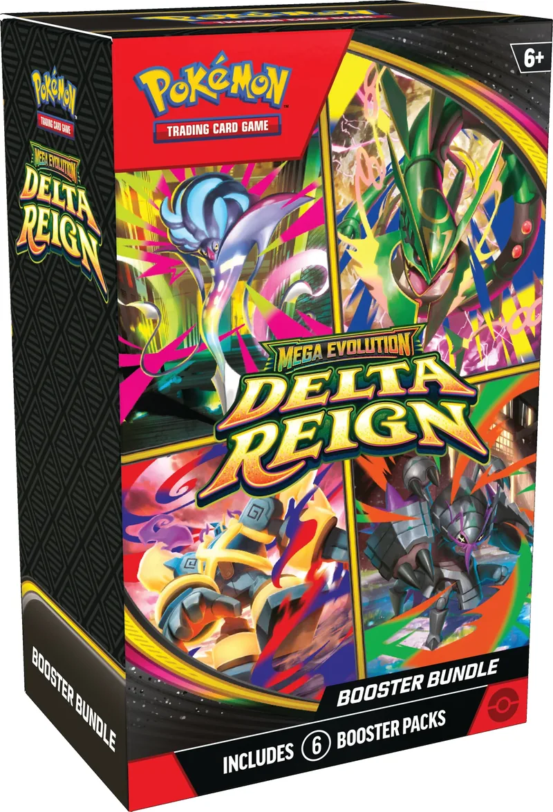 Lot de 6 boosters Pokémon Règne Delta ME06
