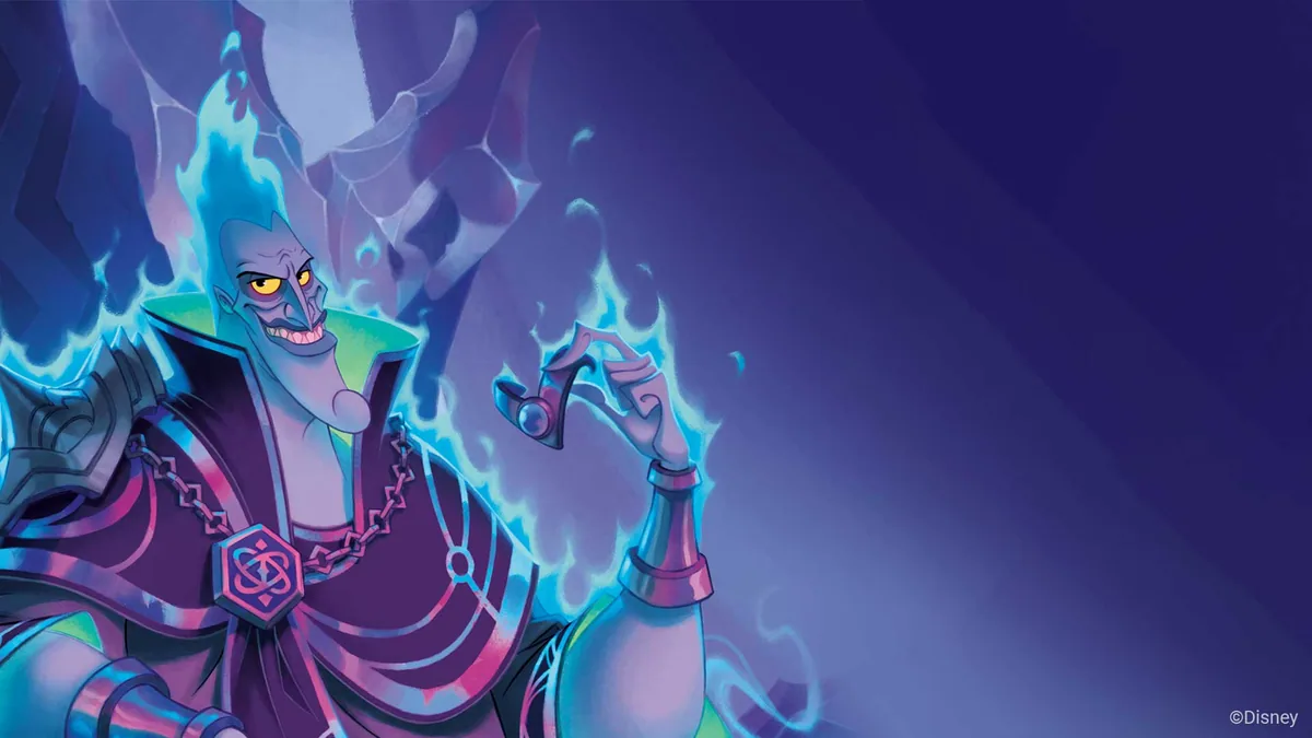 Visuel officiel du Disney Lorcana Challenge 2026-2027, saison Season of Villainy