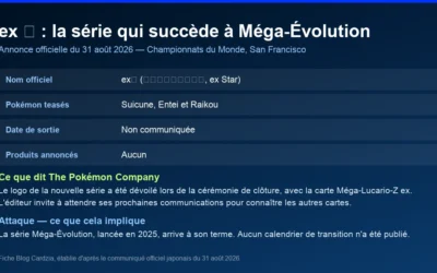 ex ★ : la nouvelle série du JCC Pokémon dévoilée