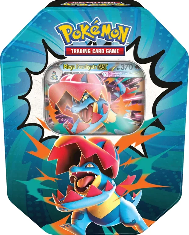 Pokébox Héros Transcendants Méga-Aligatueur ex avec sa carte promo MEP 036