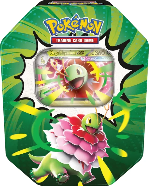 Pokébox Héros Transcendants Méga-Méganium ex et sa carte promo MEP 034