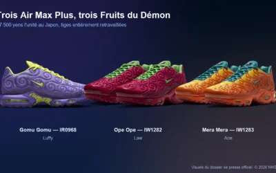 Nike x One Piece : cartes offertes et Air Max Plus
