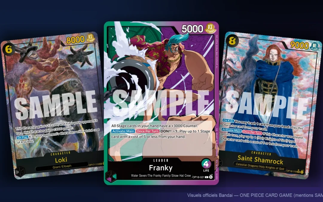 OP-18 One Piece : cartes, date de sortie et prix France